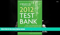 Read  Wiley CPA Exam Review 2012 Test Bank 1 Year Access, Financial Accounting and Reporting
