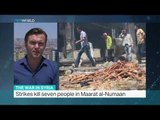 Dozens killed in Idlib market air strikes, Ediz Tiyansan reports