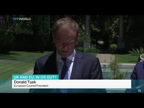 European Council President Donald Tusk asking UK to stay in EU