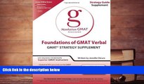 Read  Foundations of GMAT Verbal (Manhattan GMAT Preparation Guide: Foundations of Verbal)  Ebook