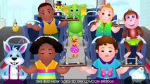 Wheels On The Bus Go Round And Round Song | London City | Popular Nursery Rhymes by ChuChu TV