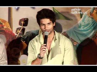 Shahid Kapoor spoke about  love and his characters in  'Teri Meri Kahaani'