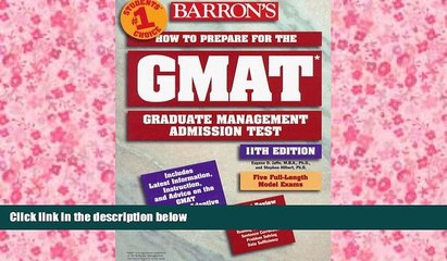 Read  Barron s Gmat: How to Prepare for the Graduate Management Admission Test (Barrons How to