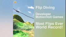 Flip Diving - Most Flips Ever - World Record