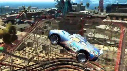 Сontinuing Crash test Dinoco McQueen Fifteen jumps Disney car game GTA IV