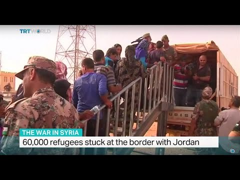 60,000 refugees stuck at the Jordanian border, Aaron Magid reports