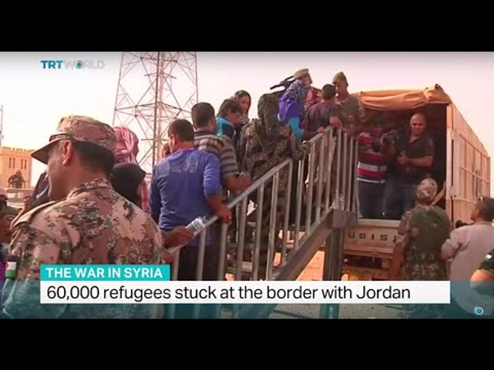 60,000 refugees stuck at the Jordanian border, Aaron Magid reports