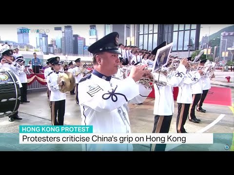 Protesters criticise China's grip on Hong Kong, Patrick Fok reports