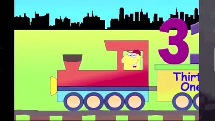 Learn Numbers Train - learning numbers 31 to 40 for kids