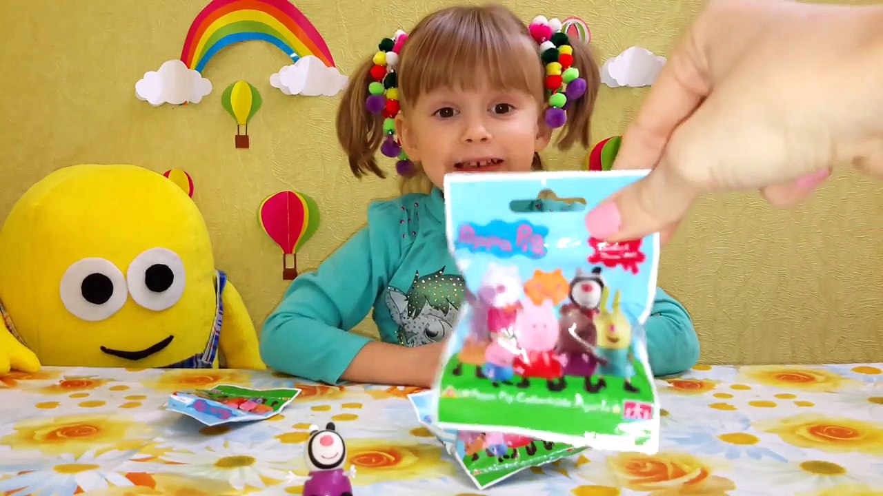 СВИНКА ПЕППА Новые серии Игрушки Пакетики сюрприз Peppa Pig unpacking bag with surprise toy ✔