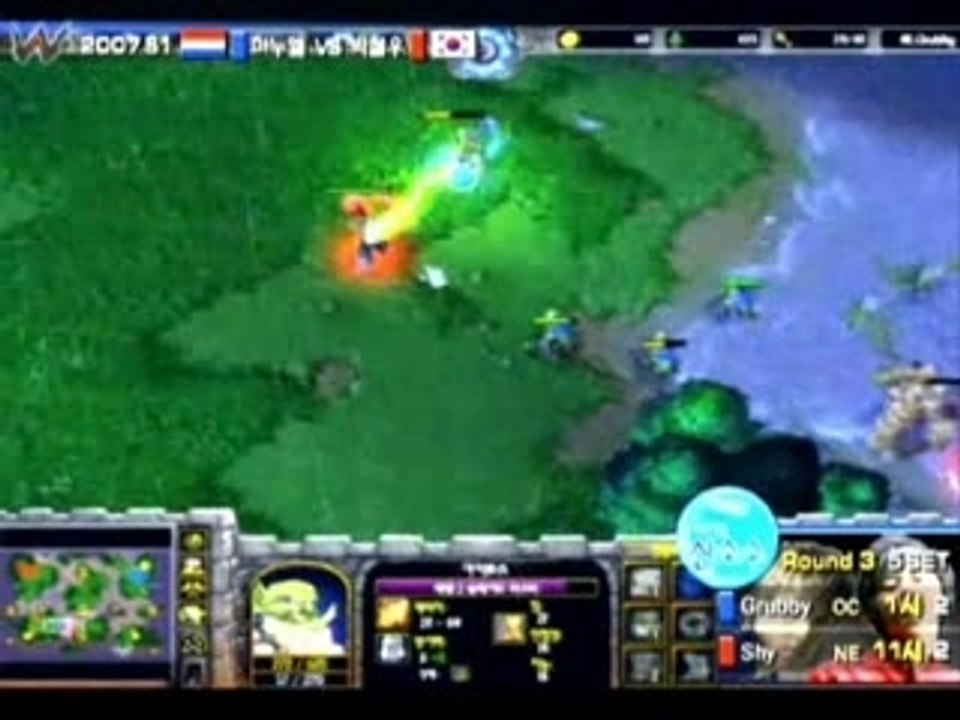 4K.Grubby vs Noa.Shy Warcraft World War Game 5 part 1