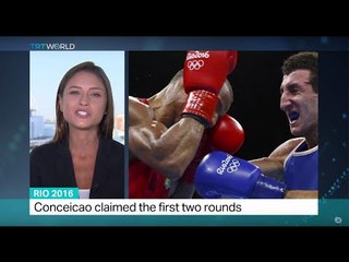 Rio 2016: Brazil's Conceicao wins first gold for boxing, Anelise Borges reports