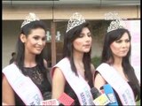 Prachi , Vanya and Rochelle at the Pantaloons Femina Miss India 2012 Press Conference