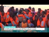 Refugee Crisis: 6,500 people rescued off the Libyan coast