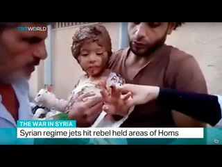 Télécharger la video: The War In Syria: Syrian regime jets hit rebel held areas of Homs, Sourav Roy reports