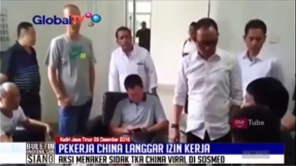 Muhammad Hanif Dhakiri Sidak Warga China yang Langgar Izin Kerja di Indonesia