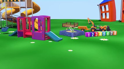 Big Trucks & Vehicles. Cartoons for Kids. Learn numbers [video xe tải lớn큰 트럭] ABC 123 农行