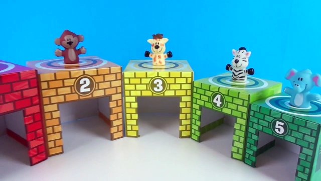 Learn Counting for Kids Learning Numbers for Toddlers and Children with Zoo Animal Finger Family