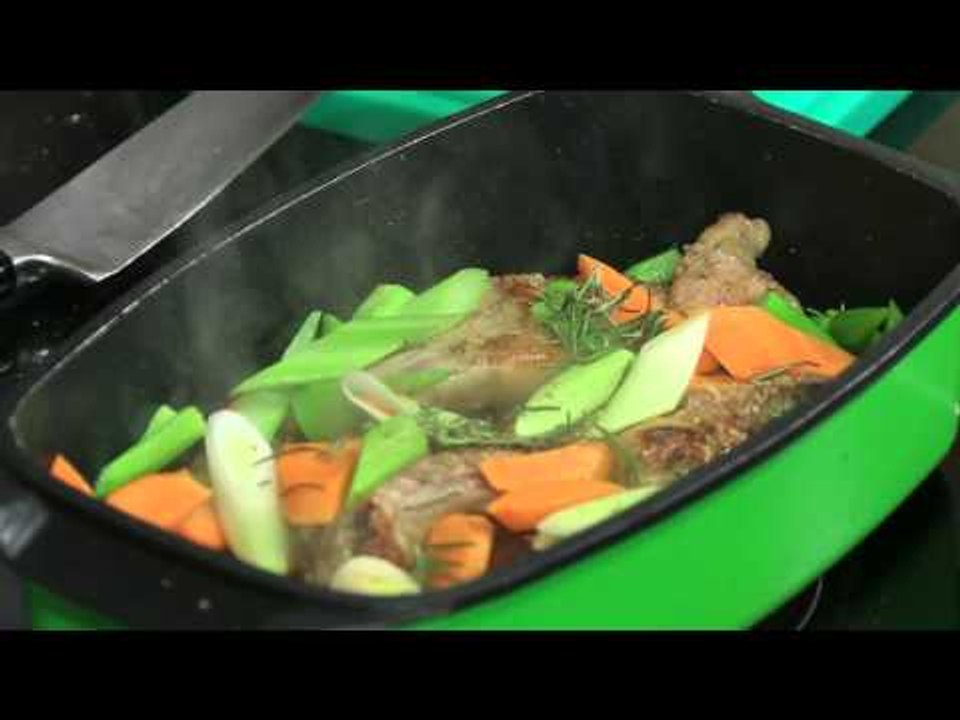 أرانب بالثوم - بولينتا #عالم_لذيذ_جدا #هشام_الب...