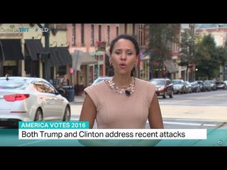 America Votes 2016: Both Trump and Clinton address recent attacks