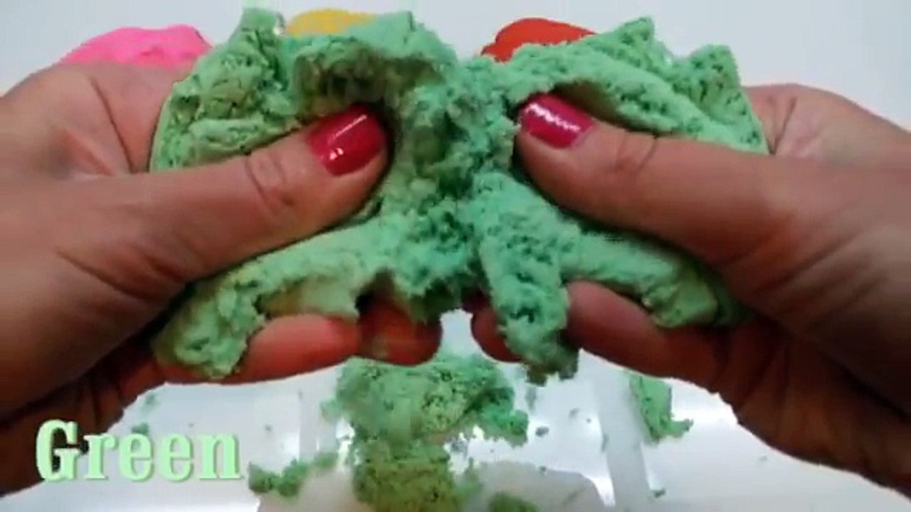 Colors for Children to Learn with Coca Cola Kinetic Sand Colours for Kids to Learn - Learning Videos