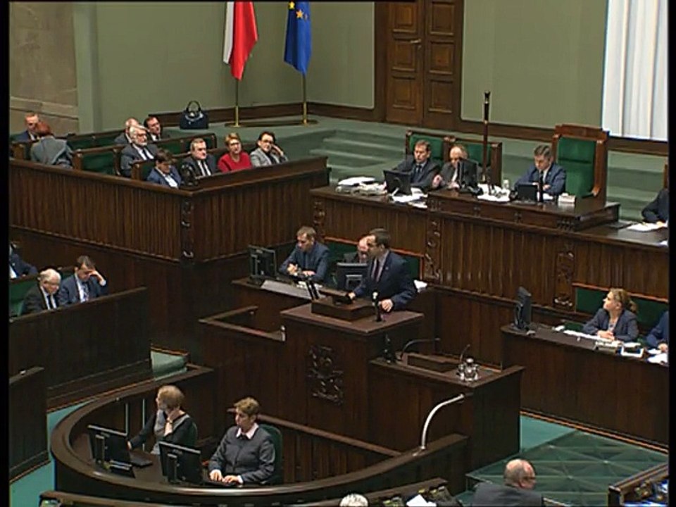 Poseł Marcin Horała - Wystąpienie z dnia 14 grudnia 2016 roku.