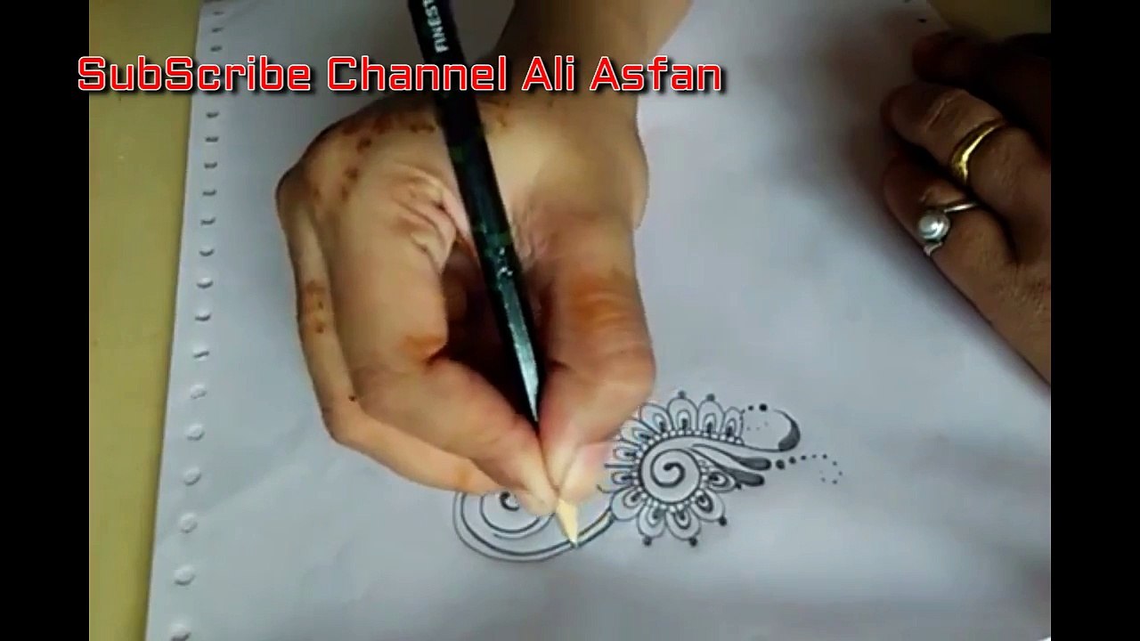 How to make Basic Cute Mehndi Design Shapes Henna Mehndi Designs Shapes 2017(720p)
