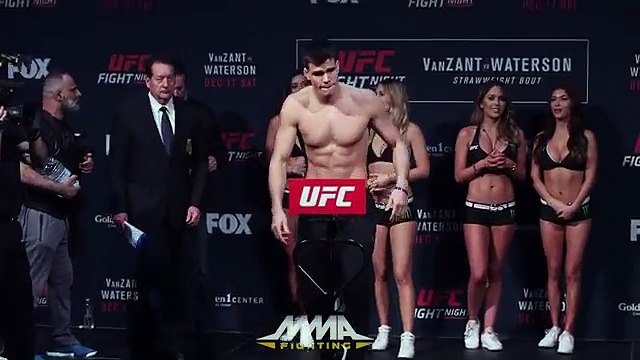 UFC on FOX 22 Weigh-Ins: Sage Northcutt vs. Mickey Gall Staredown