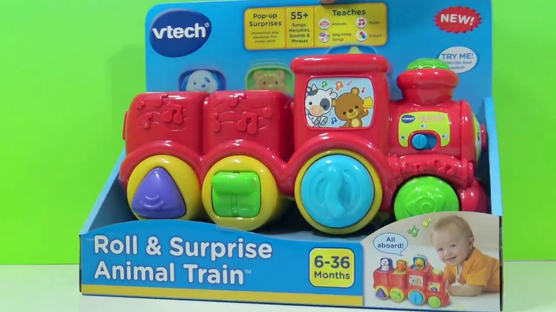 roll & surprise animal train