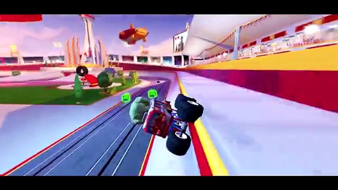 Amazing races with Mickey Mouse and Minnie Mouse, Mcqueen Donald Duck + Nursery Rhymes for childrens