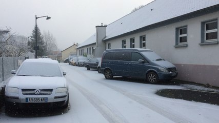 La Courrouze se réveille sous la neige