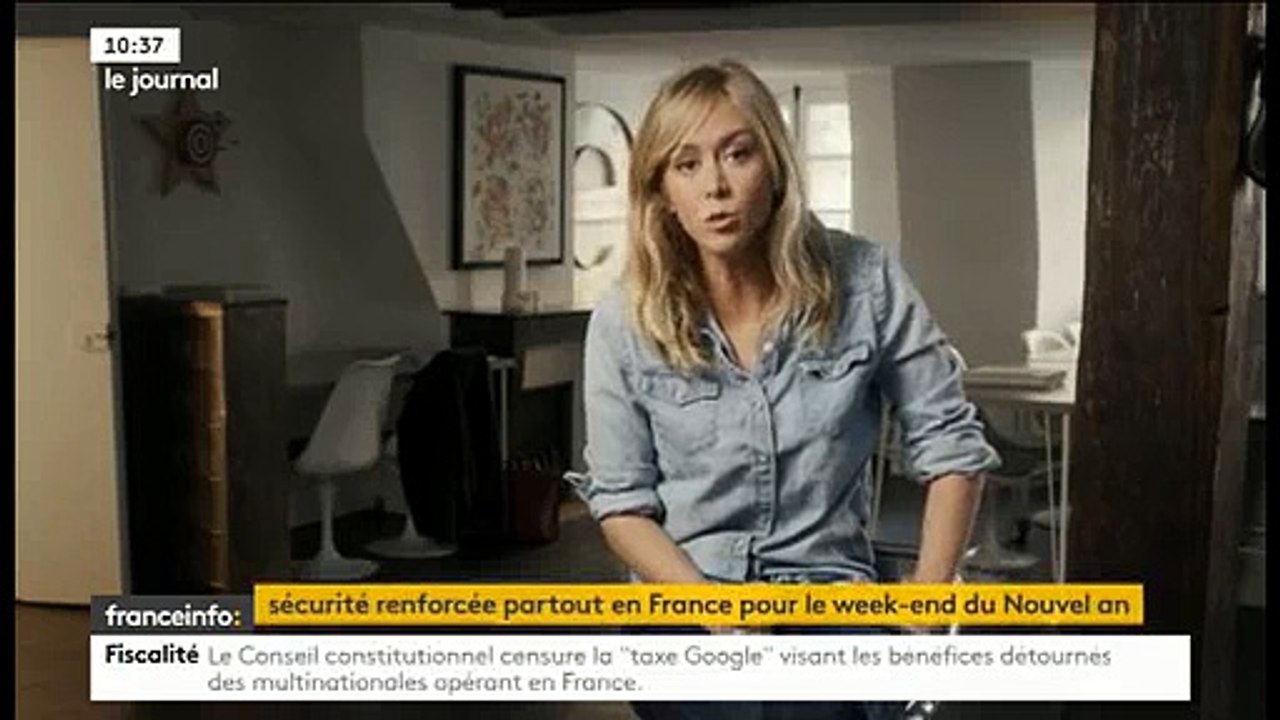 Découvrez pourquoi Enora Malagré  est apparue ce midi sur la chaîne France Info