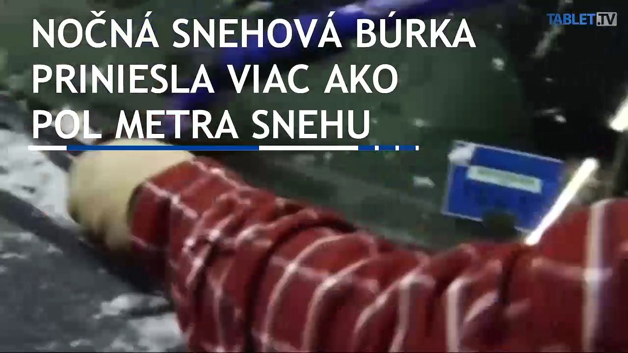 Snehová kalamita v oblasti Nového Anglicka, v noci tam napadlo vyše pol metra snehu