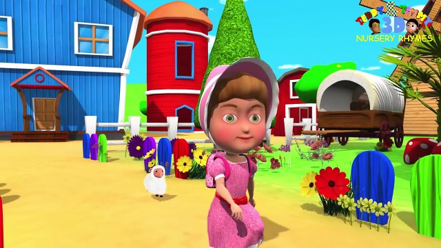 Mary Had A Little Lamb - Nursery Rhymes | Kids Songs | Poems For Kids | Kindergarten Music & Lyrics