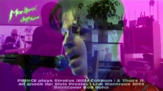 PRINCE plays Stratus (Billy Cobham ) & That's It, All Shook Up Elvis Presley HD720 m1 basscover Bob Roha