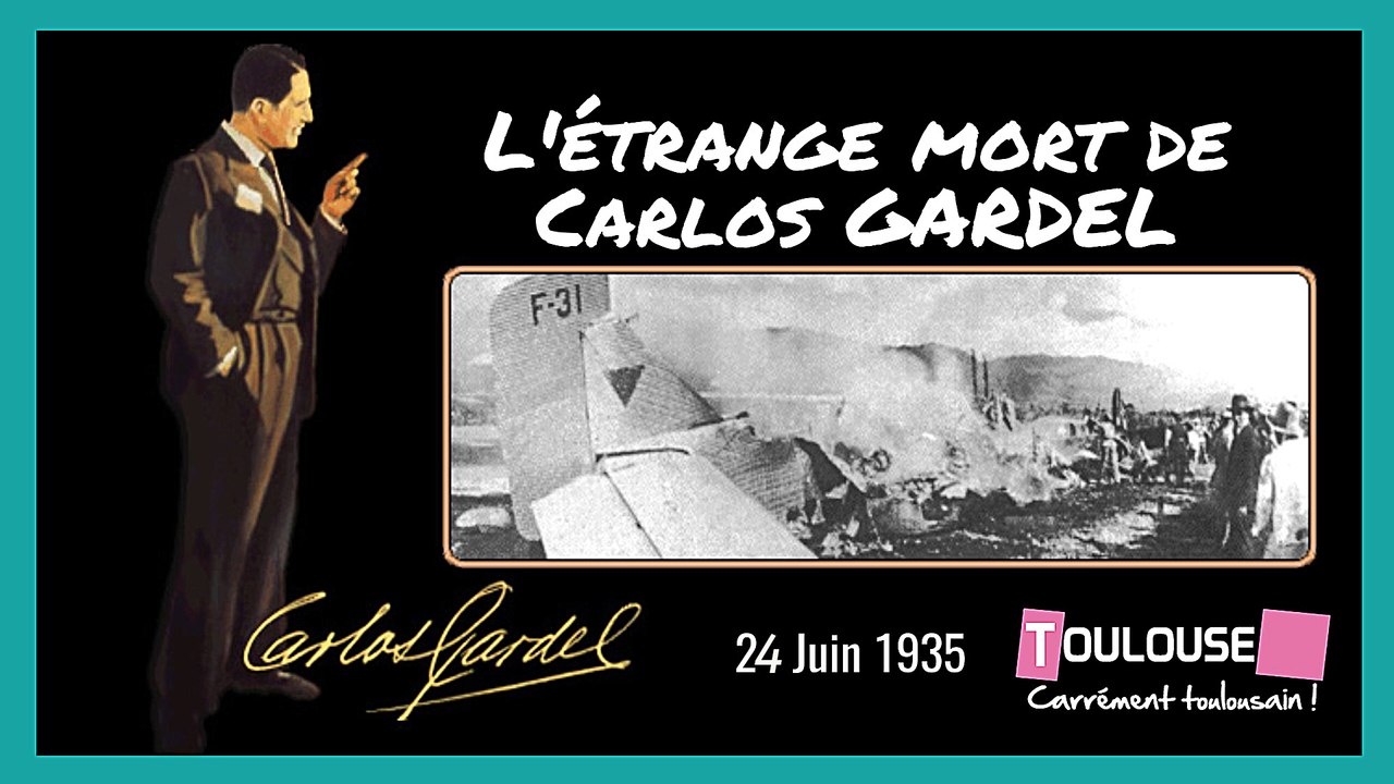 Carlos GARDEL "le roi du Tango" fût totalement "carbonisé"  dans son avion F-31 à Medellin le 24.06.1935  (Colombie)
