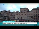 Italy Referendum: Italians vote on constitutional reforms