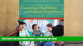 Download [PDF]  Learning Disabilities and Related Disabilities: Strategies for Success Janet W.