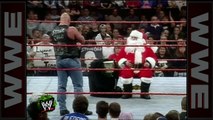 'Stone Cold' drops Santa Claus with a Stunner