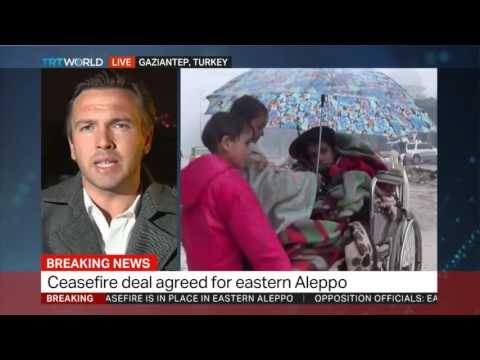 Truce reached in Aleppo to evacuate civilians, opposition fighters