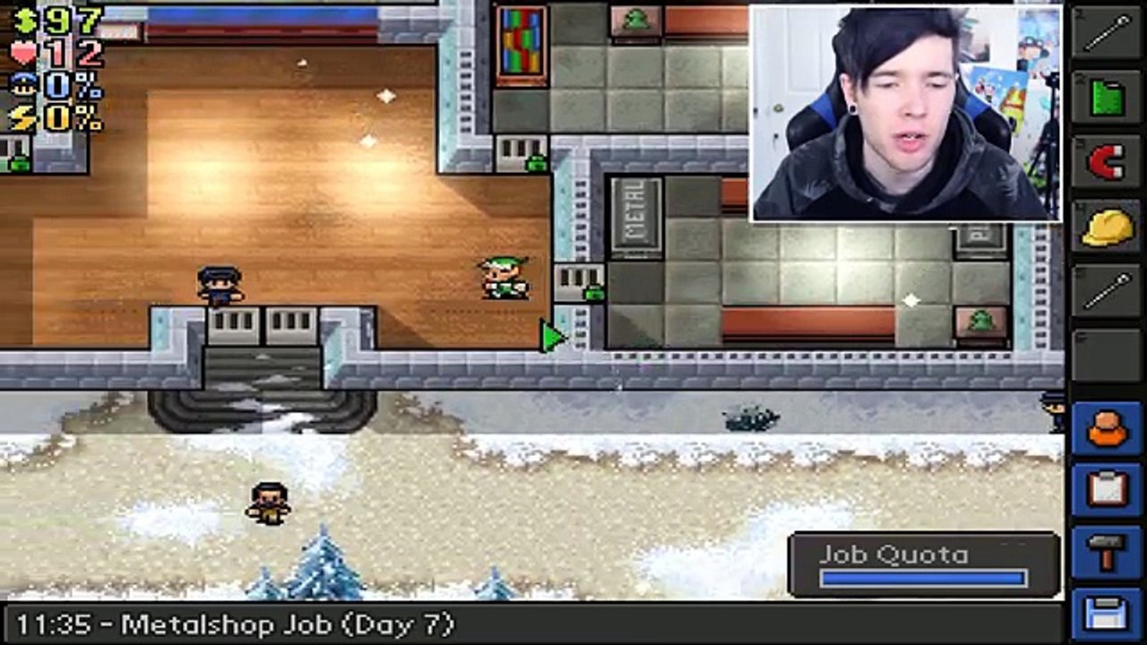 BREAKING INTO THE REINDEER PEN!!! (The Escapists Jingle Cells #4)