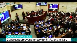 Colombia peace deal: Congress approves amnesty for FARC and military