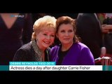 Debbie Reynolds dies a day after daughter Carrie Fisher