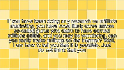 Can You Make Millions With Affiliate Marketing?