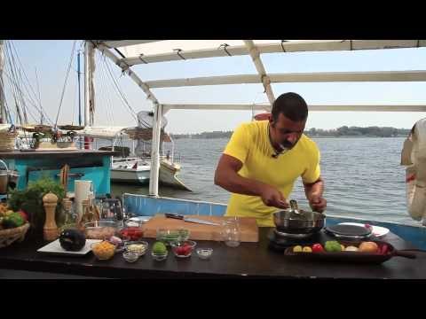 سمك قاروص بصوص الريحان و الليمون - سلطة جمبري بالذرة الحلوة | شبكة وصنارة حلقة كاملة