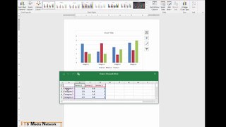 How to make chart in Word 2016