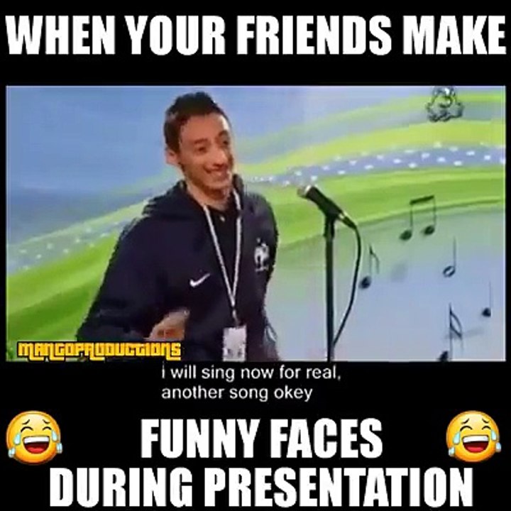 Funny Faces During Presentation - Funny Clip