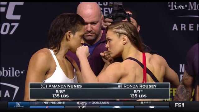 UFC : La présentation tendue entre Amanda Nunes et Ronda Rousey