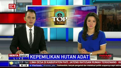 Serahkan SK Kepemilikan Hutan Adat, Presiden Dipakaikan Kain Ulos