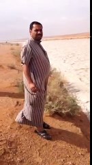 Une rivière de sable en Irak